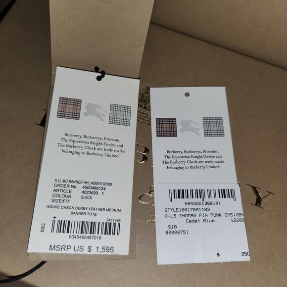 Authentic Burberry Tote and wallet - Picture 1 of 11
